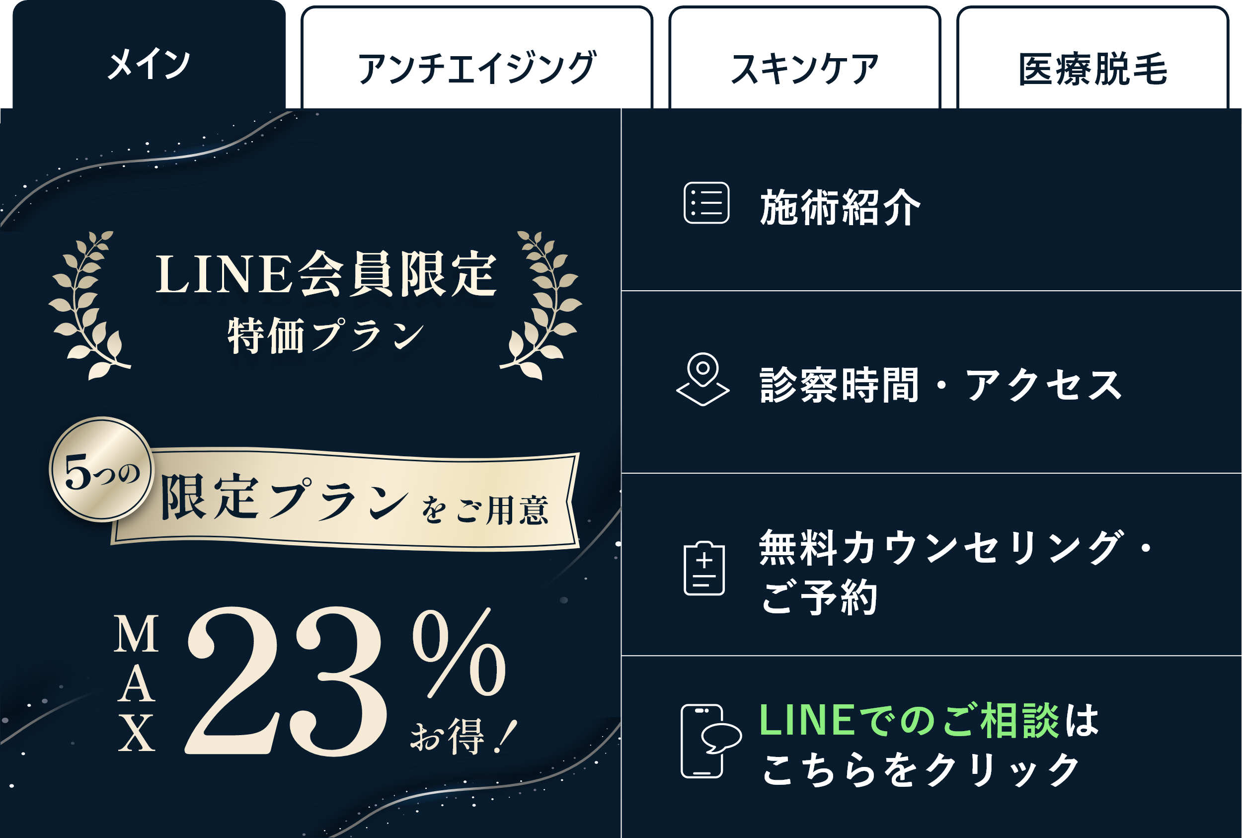 リッチメニュー
